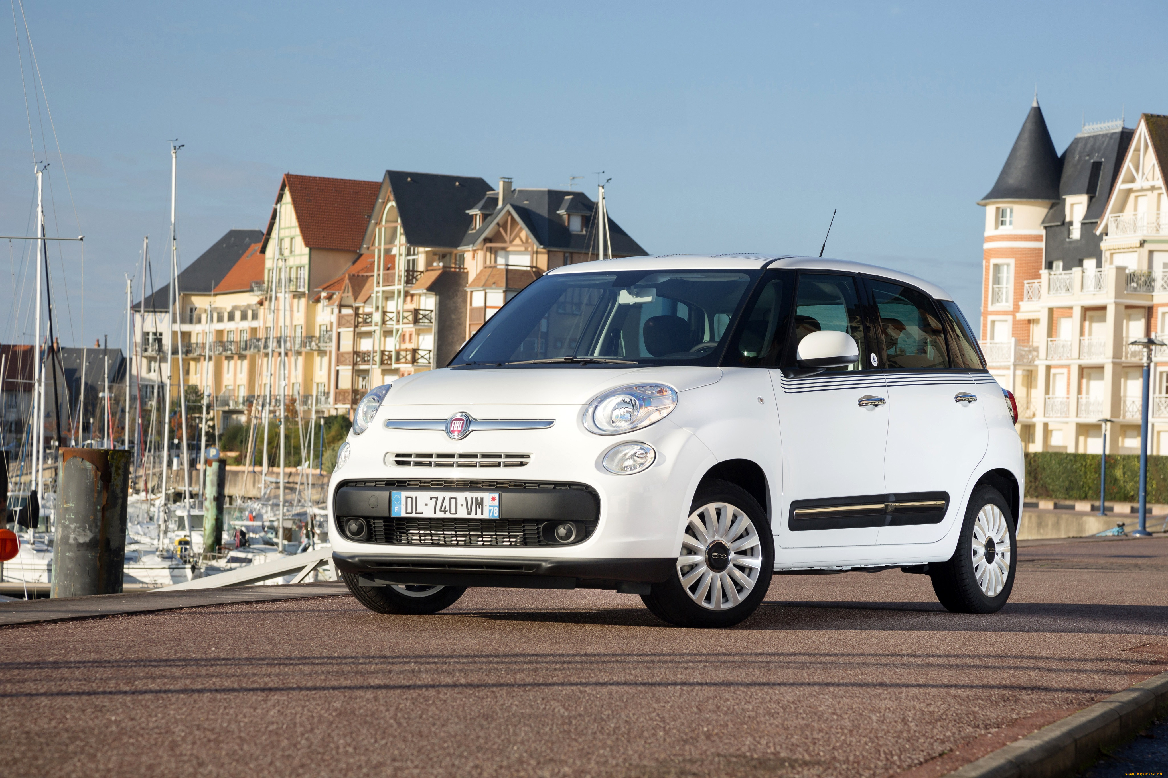 , fiat, 2015, 500l, 330, petit, bateau, 